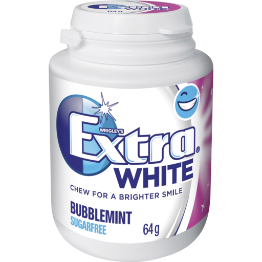 Wrigley's Extra White Bubblemint Sugar Free Gum 2.25oz