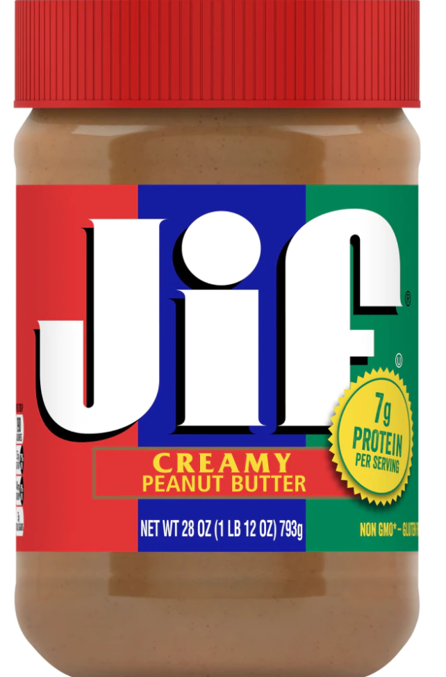 Jif Creamy Peanut Butter 28oz