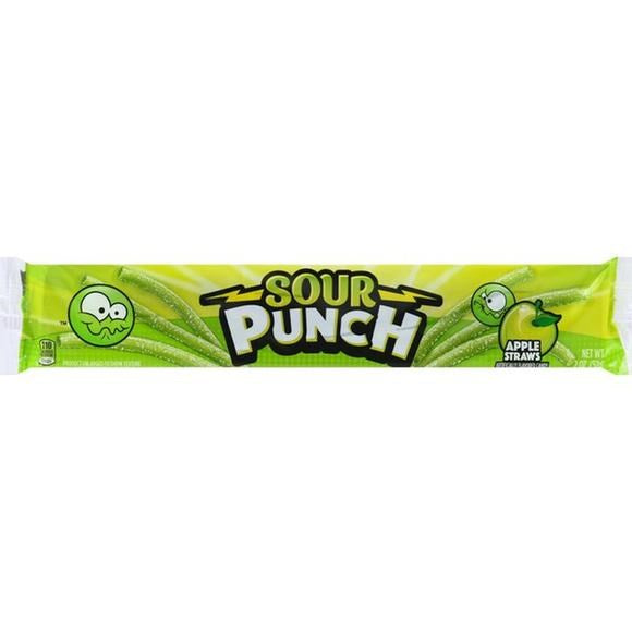 Sour Punch Apple Straws 2oz