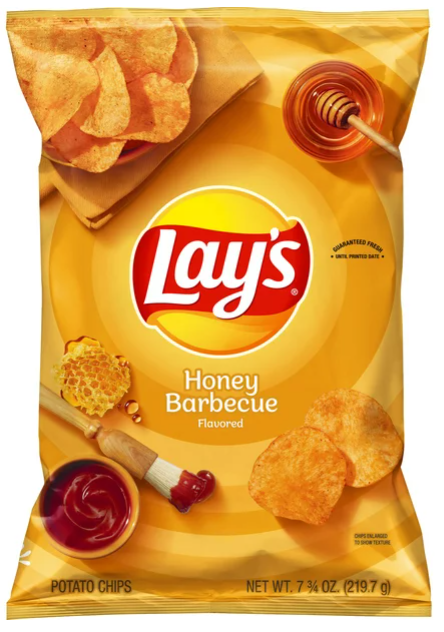 Lay's Honey Barbecue Potato Chips 6.5oz  (BEST BY: JUN 2025)