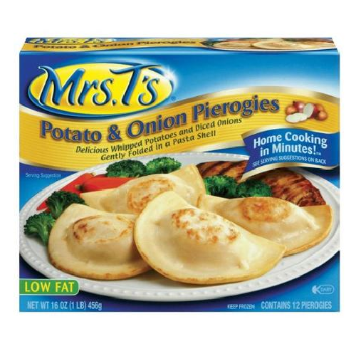 Mrs. T's Potato & Onion Pierogies 16oz [Click & Collect Only]