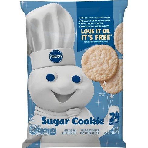Pillsbury Sugar Cookie Dough 24ct [C&C Only] (BEST BY: DEC 2025)