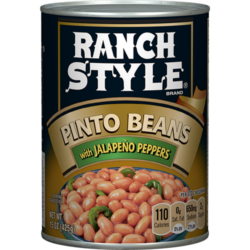 Ranch Style Pinto Beans with Jalapeno Peppers 15oz