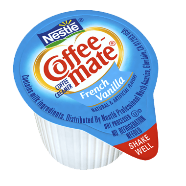 Coffee-Mate French Vanilla Liquid Creamer Singles Box 50ct