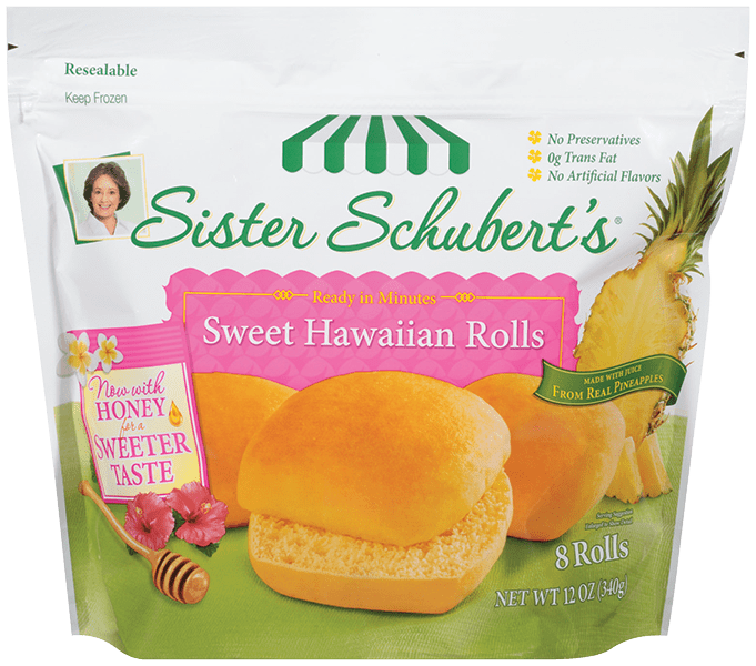 Sister Schubert's Sweet Hawaiian Rolls 12oz [Click & Collect Only]