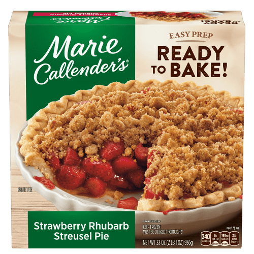 Marie Callender's Strawberry Rhubarb Streusel Pie [Click & Collect Only] 33oz