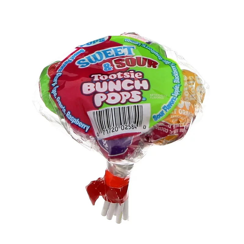 Tootsie Sweet & Sour Bunch Pops 8ct