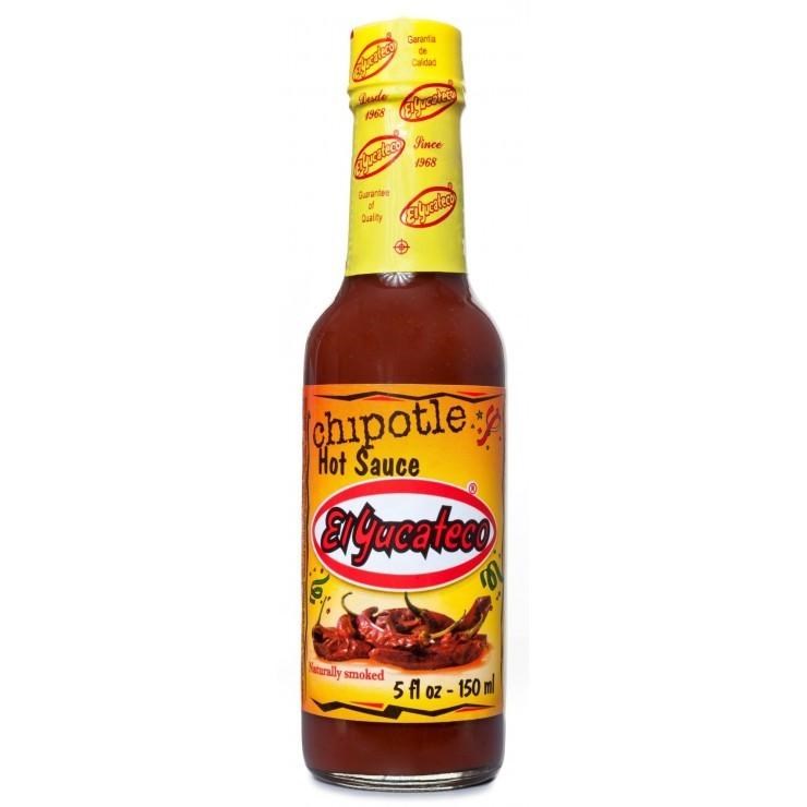 El Yucateco Hot Sauce Chile Chipotle 5oz